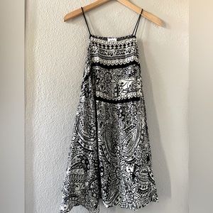 AaKaa midi patterned dress  M